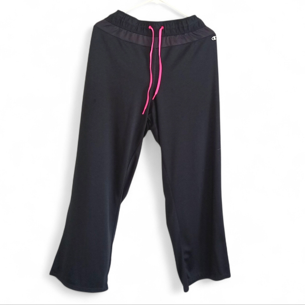 Champion Black Track Pants Pink Activewear Lightweight Cheap Workout Clothes 1X